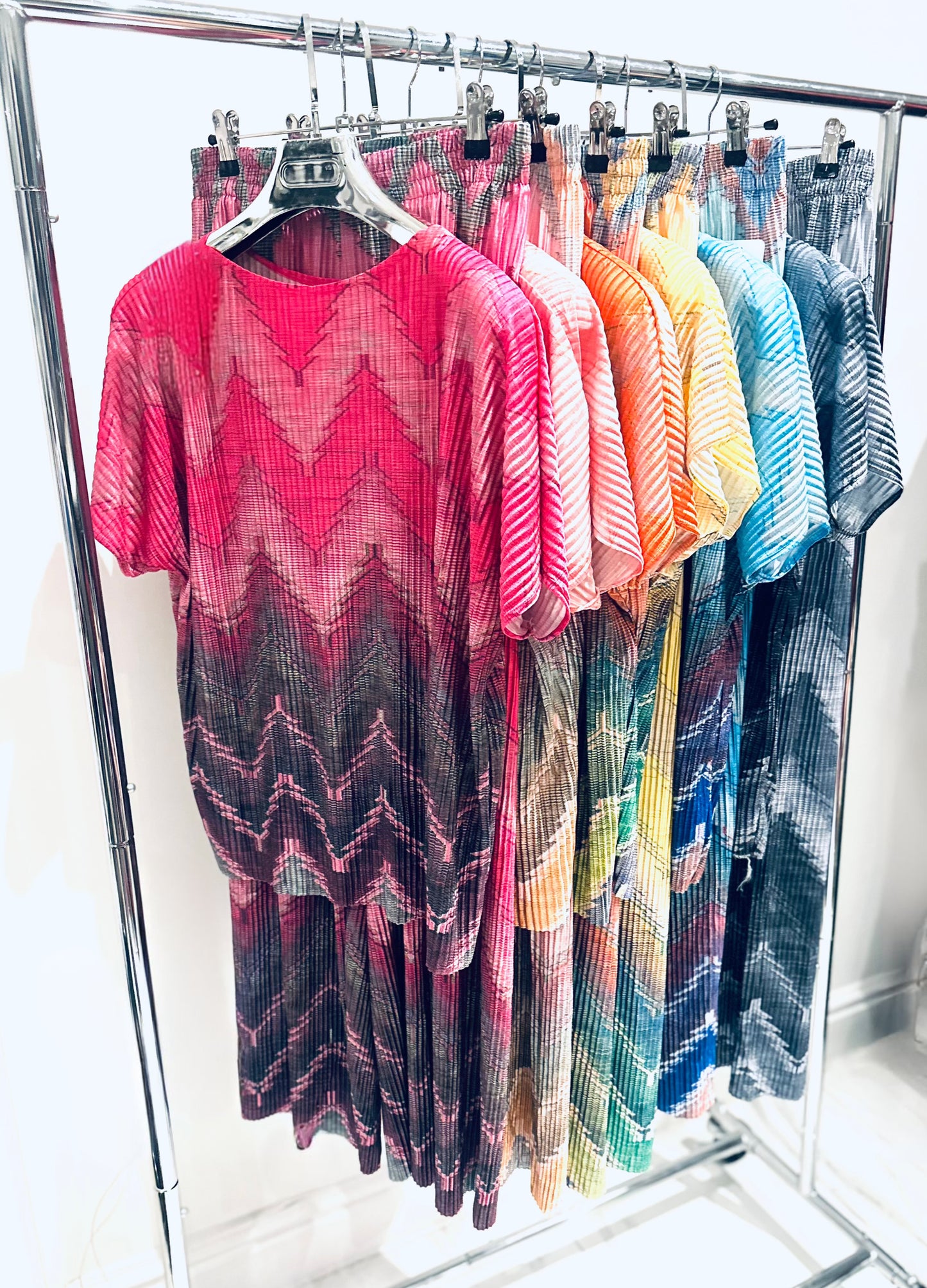 JIANNA Black Zig Zag Printed Co-Ord