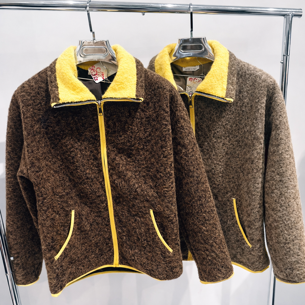 MAHIKA Brown Contrast Jacket
