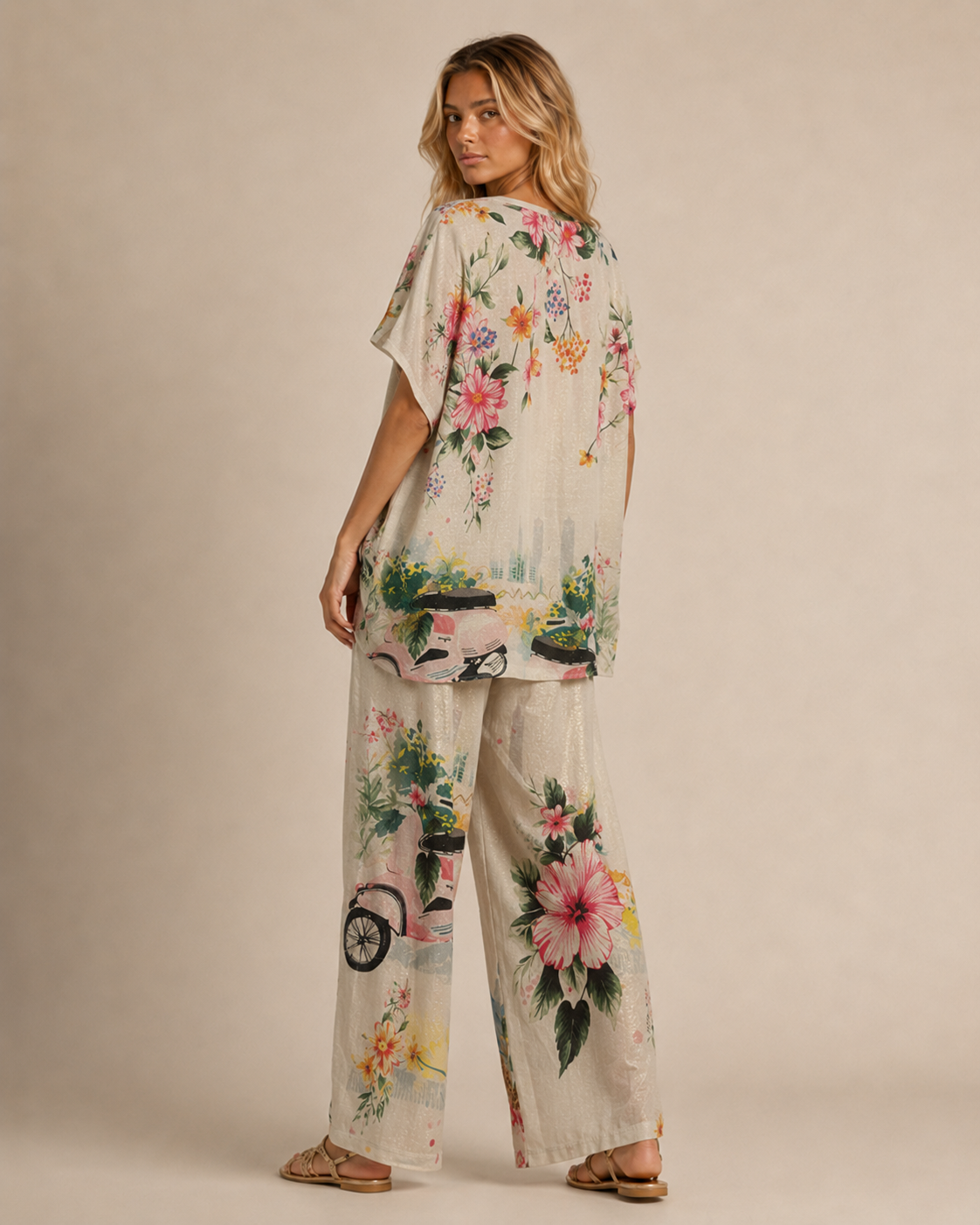 Dolce Vita 2 Piece Top & Trousers Set