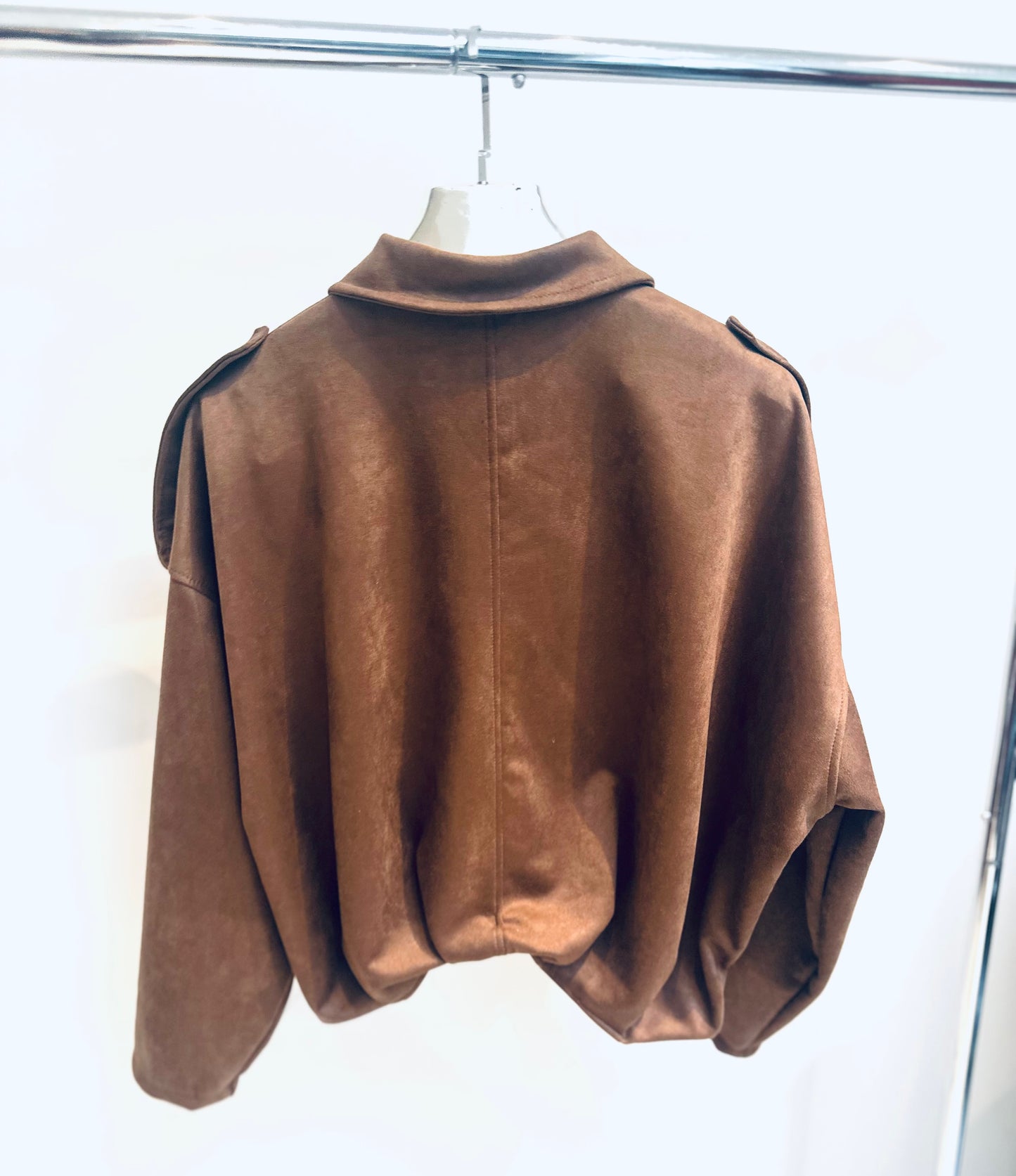 SORELLA Brown Faux Suede Jacket