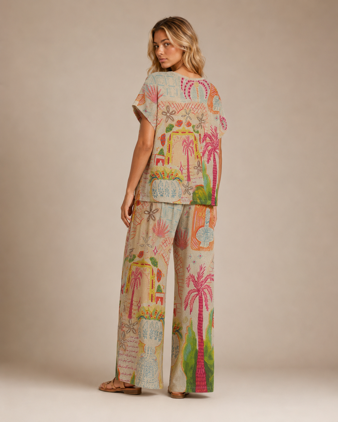 Marrakesh 2 Piece Top & Trousers Set