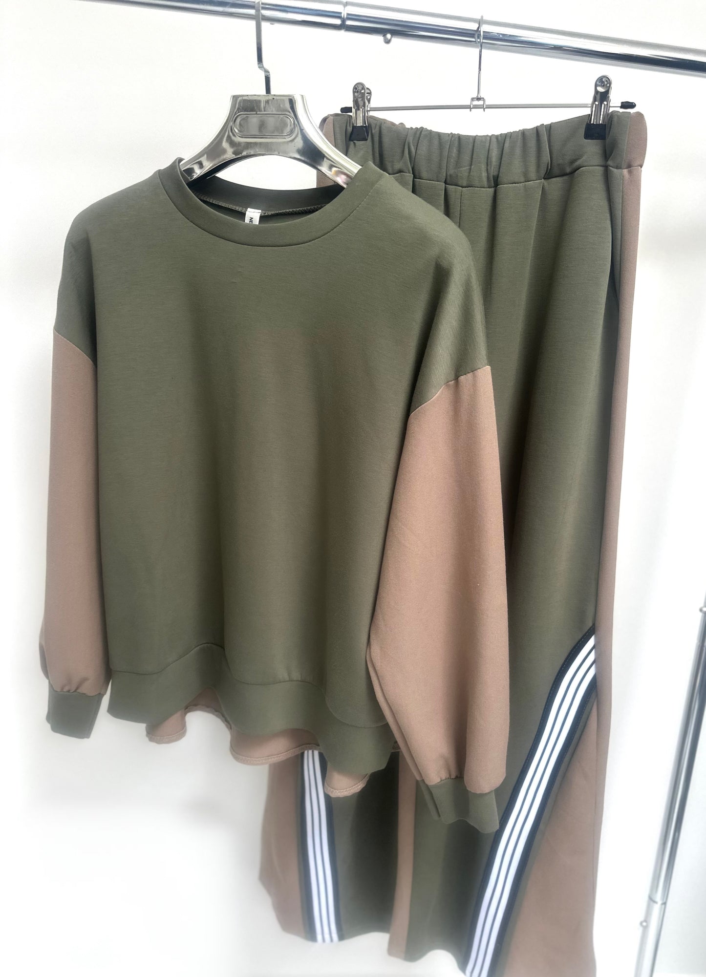 NORELLA Khaki Top & Trousers Co-Ord