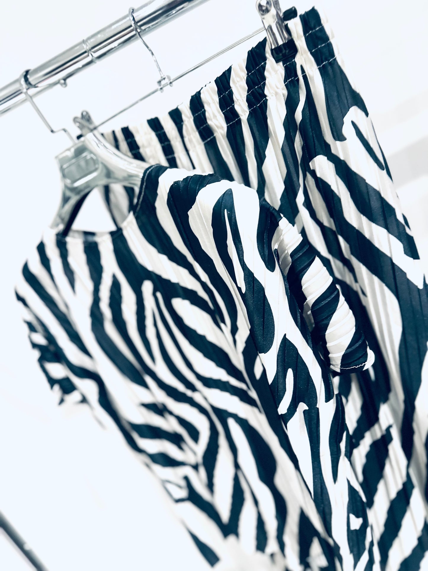 BELVIE Black Zebra Print Co-Ord