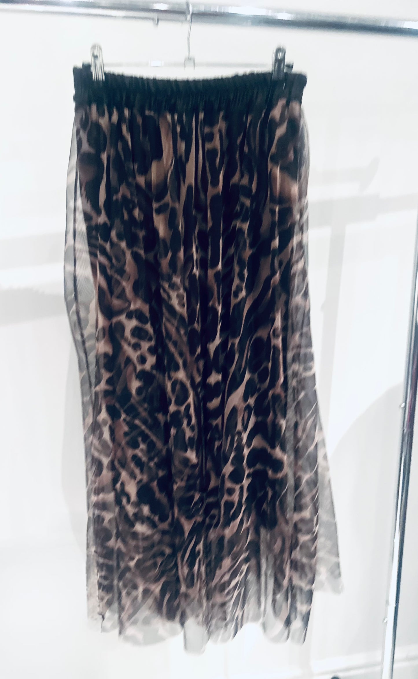 CELEYA Animal Print Skirt
