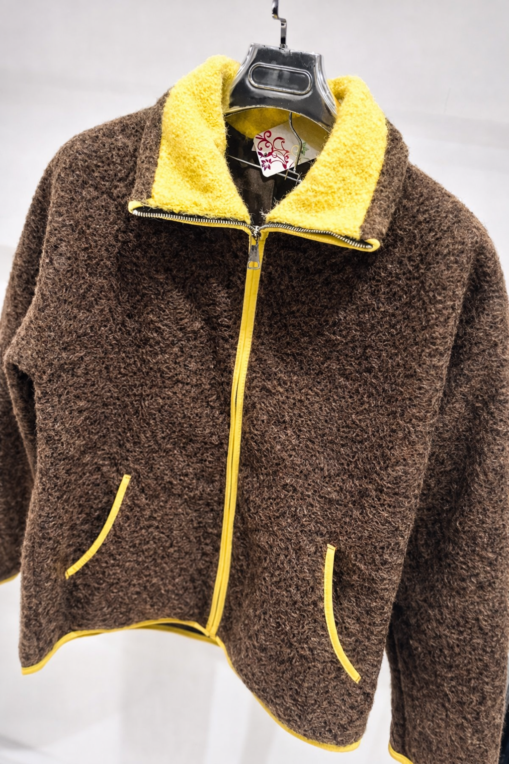 MAHIKA Brown Contrast Jacket