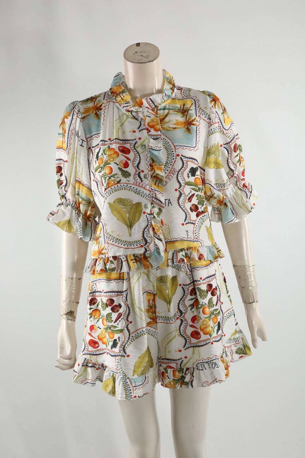 ELIZA Patterned Shorts Set