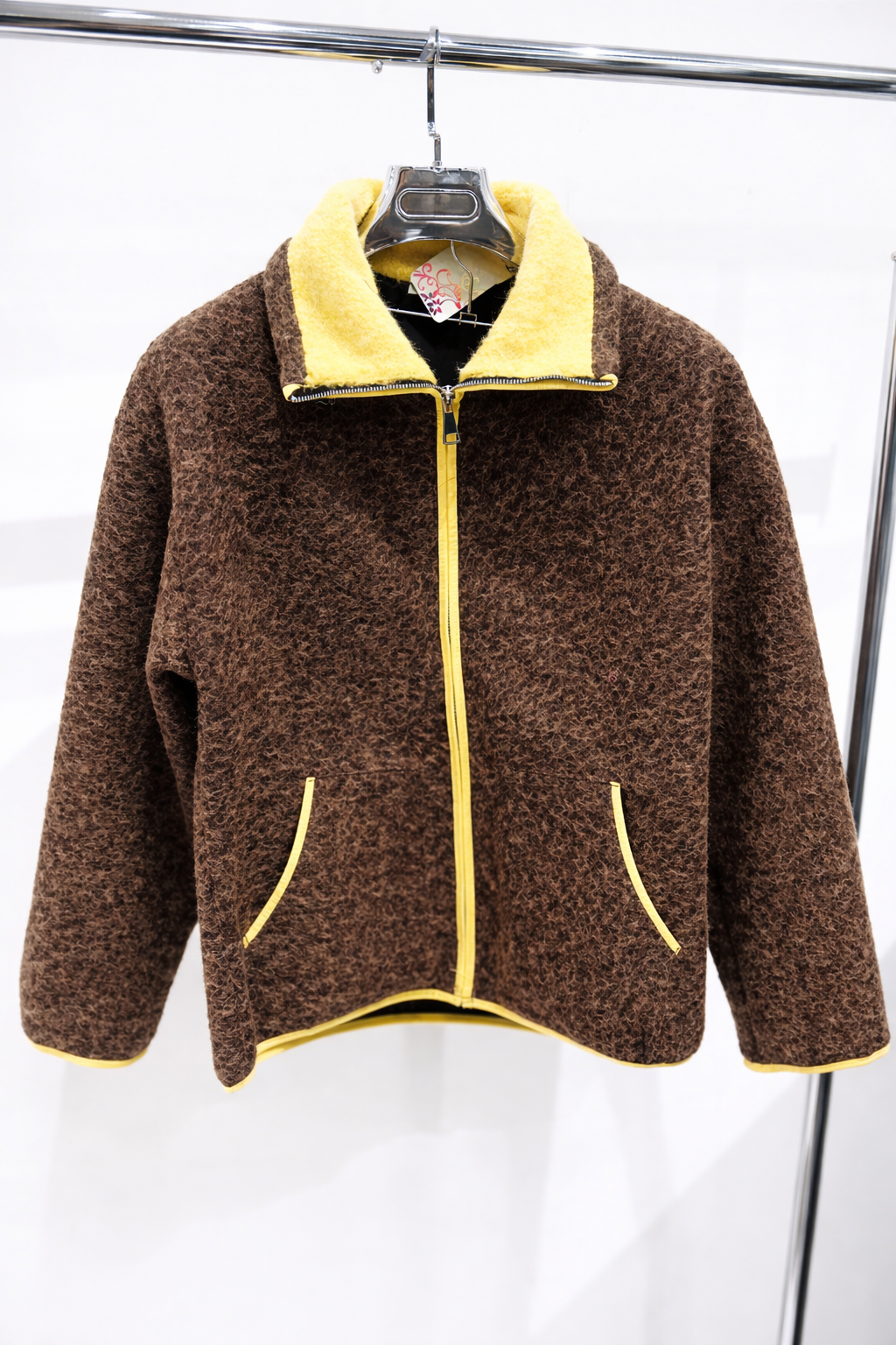 MAHIKA Brown Contrast Jacket