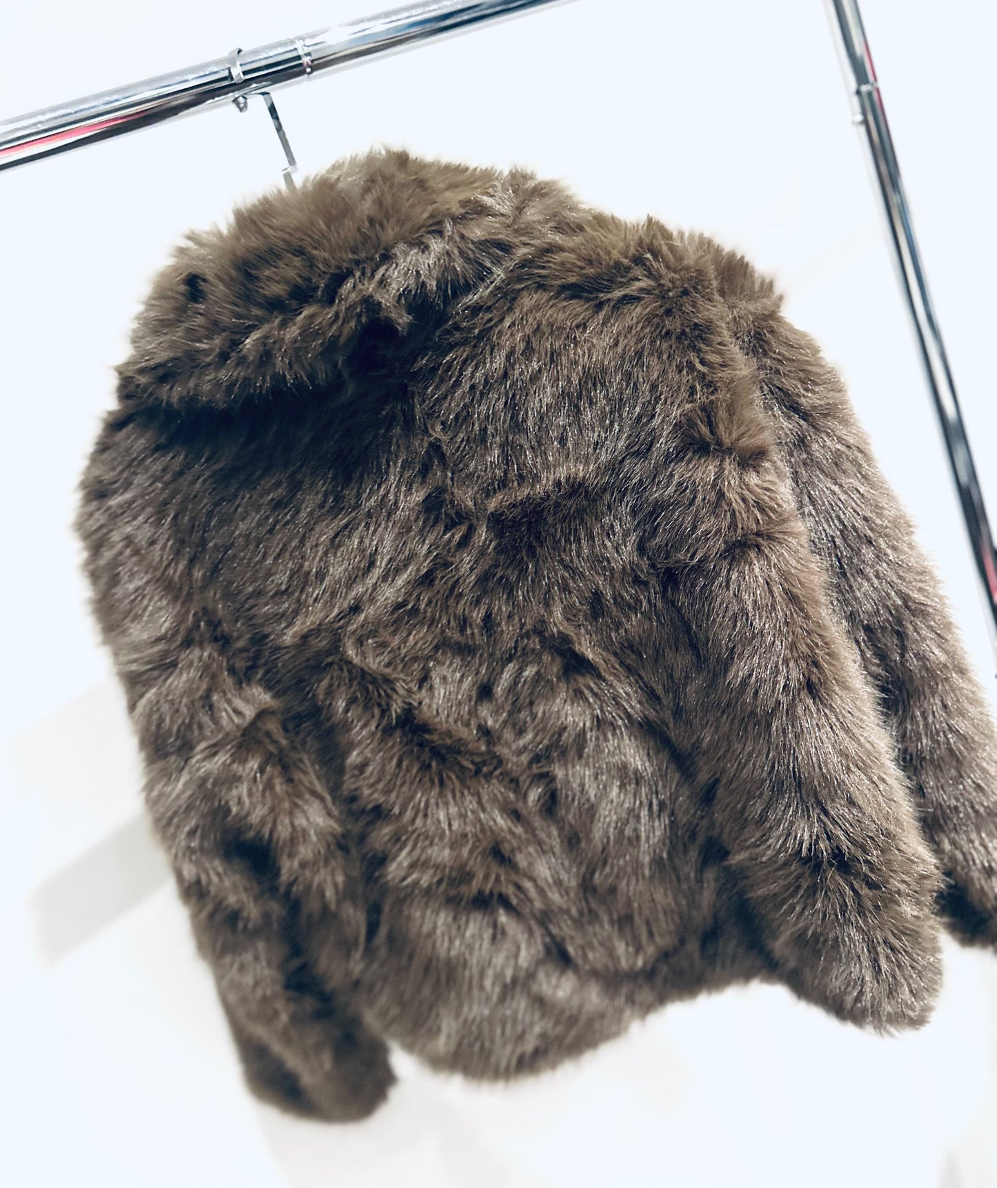 COCO Brown Faux Fur Jacket