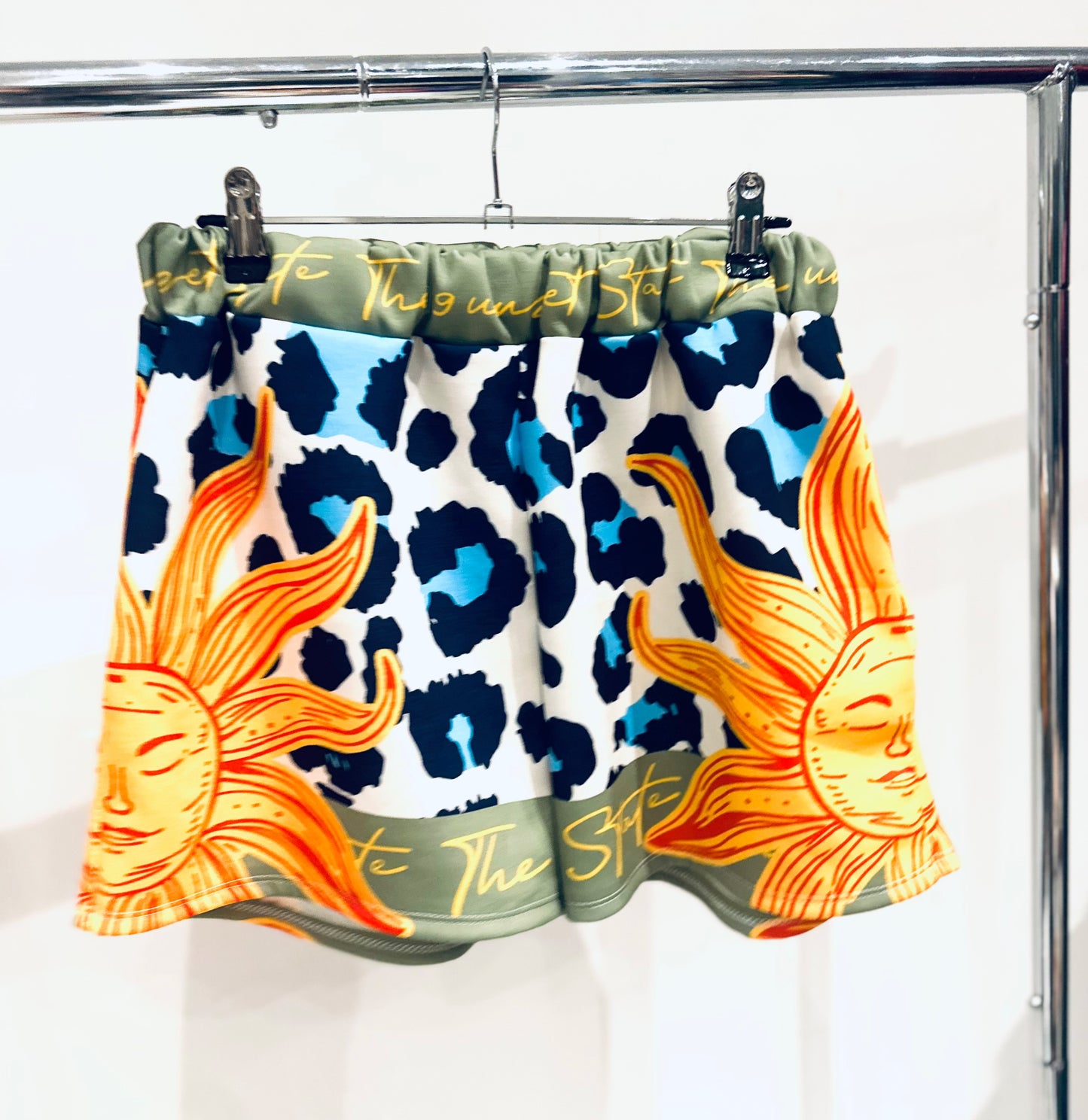 ZANA Leopard Print Shorts Set
