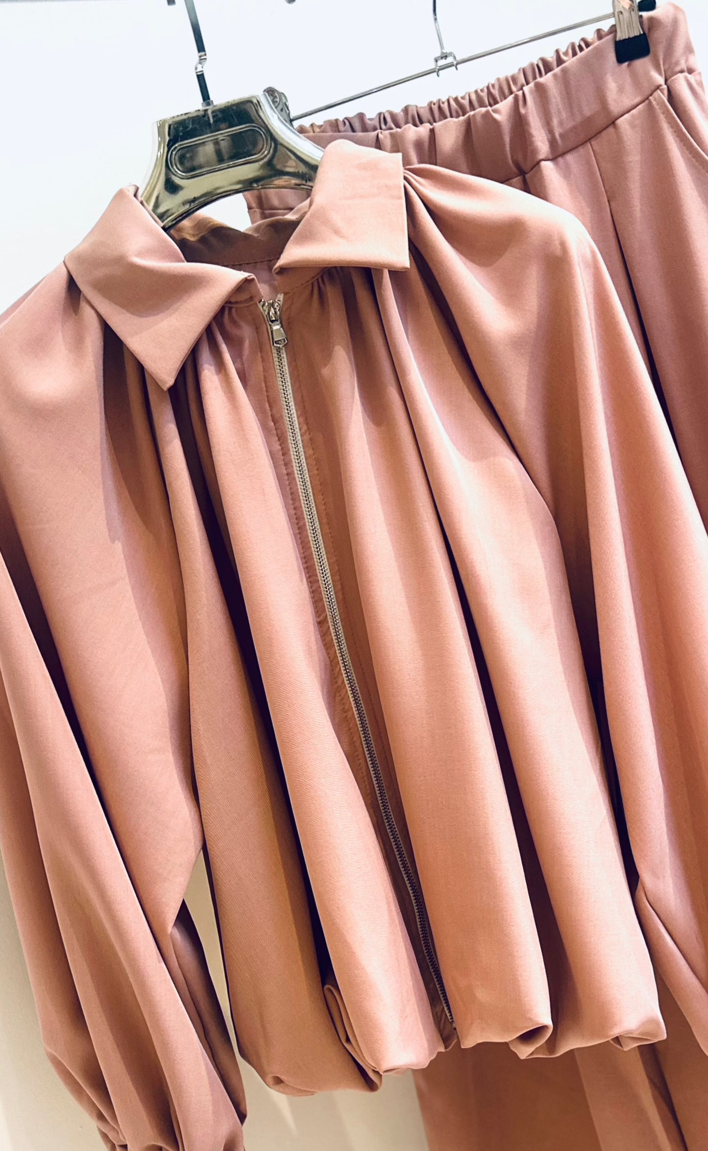 LIORA Pink Jacket & Trousers Co-Ord