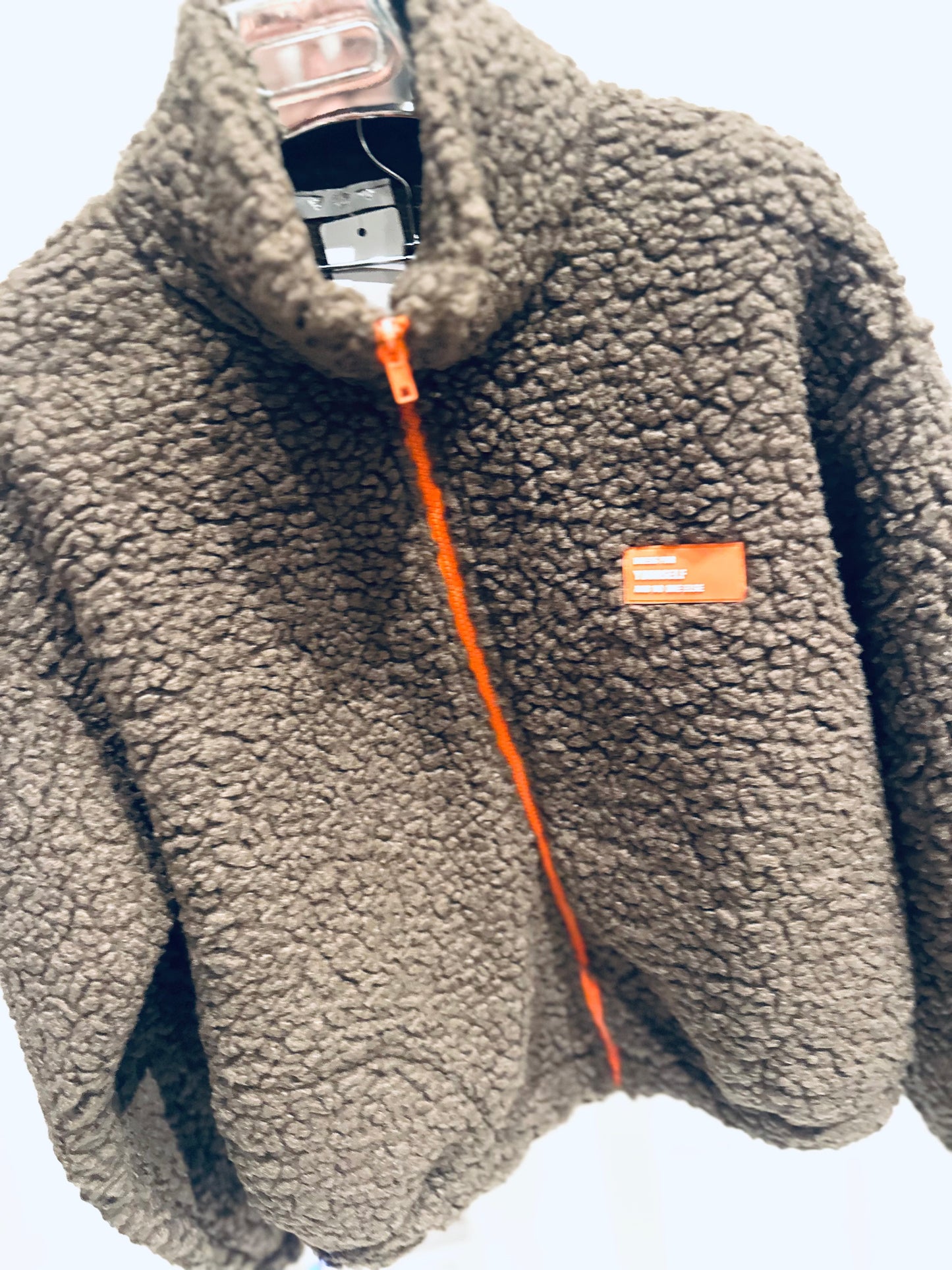 LANZA Brown & Orange Fleece Jacket