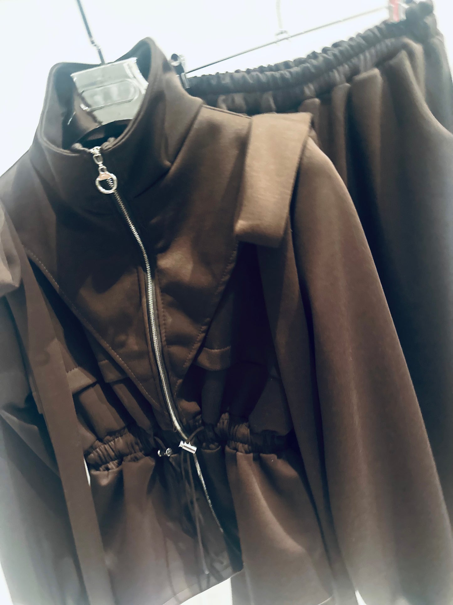 ROXIE Brown Zip Jacket & Joggers Co-Ord