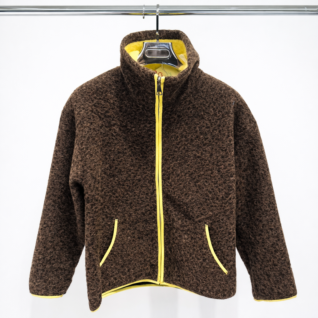 MAHIKA Brown Contrast Jacket