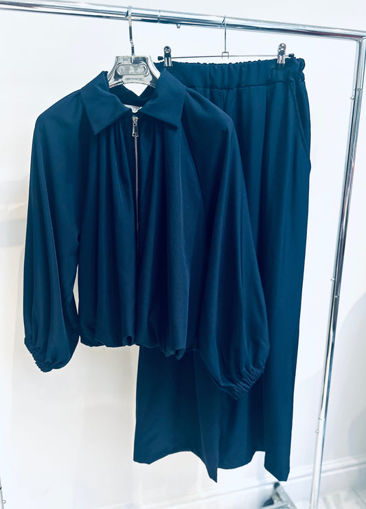 LIORA Navy Jacket & Trousers Co-Ord