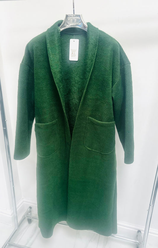 DEMI Green Oversized Duster Coat