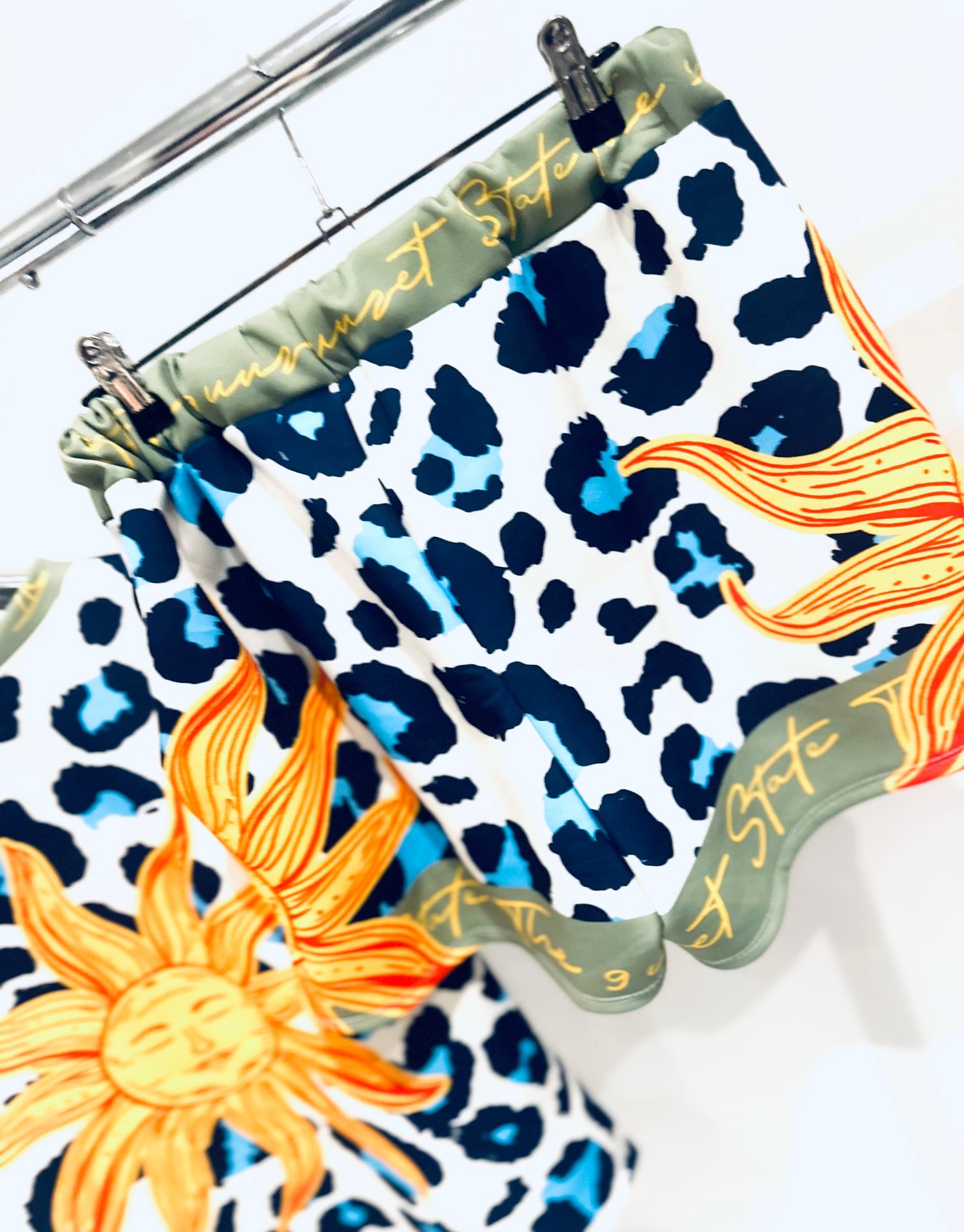 ZANA Leopard Print Shorts Set