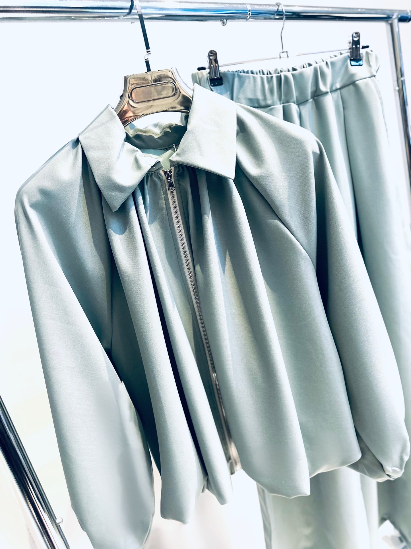 LIORA Mint Jacket & Trousers Co-Ord