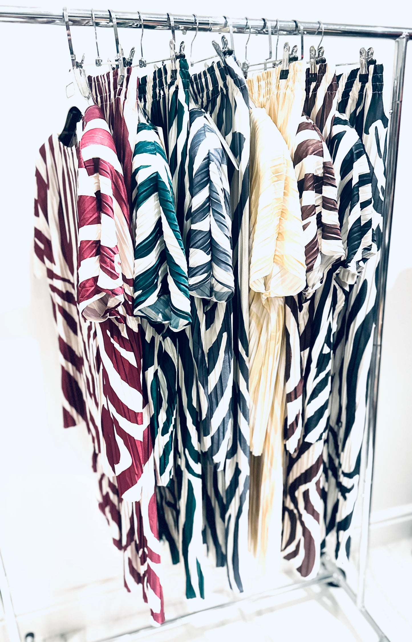BELVIE Brown Zebra Print Co-Ord