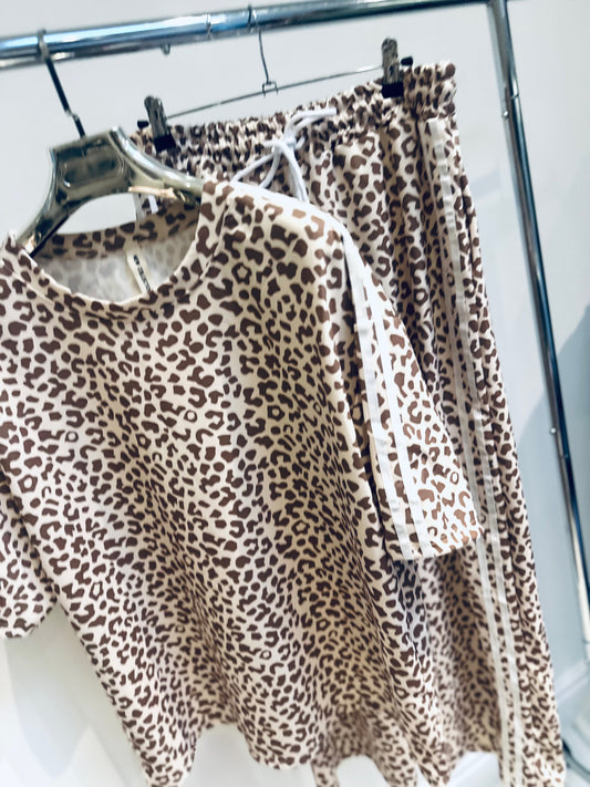 BRONWYN Leopard Print Oversized Co-Ord