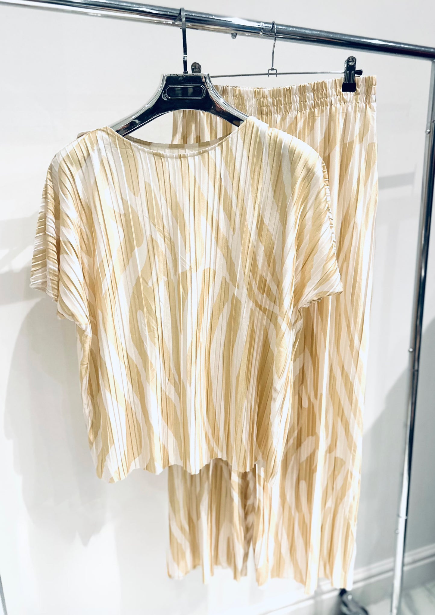BELVIE Lemon Zebra Print Co-Ord