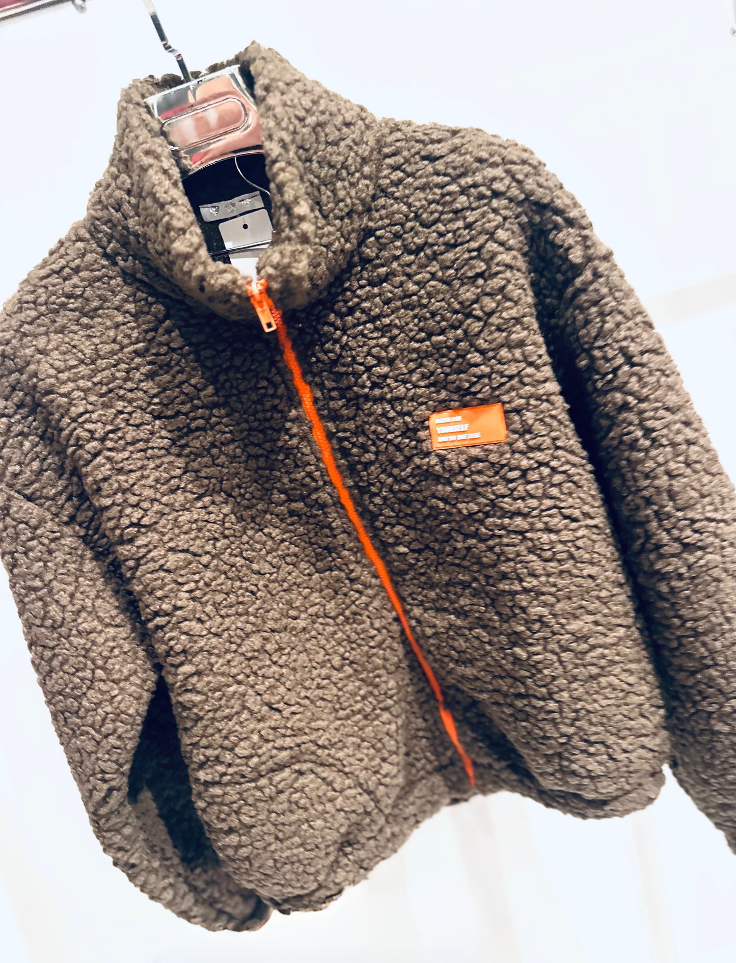 LANZA Brown & Orange Fleece Jacket