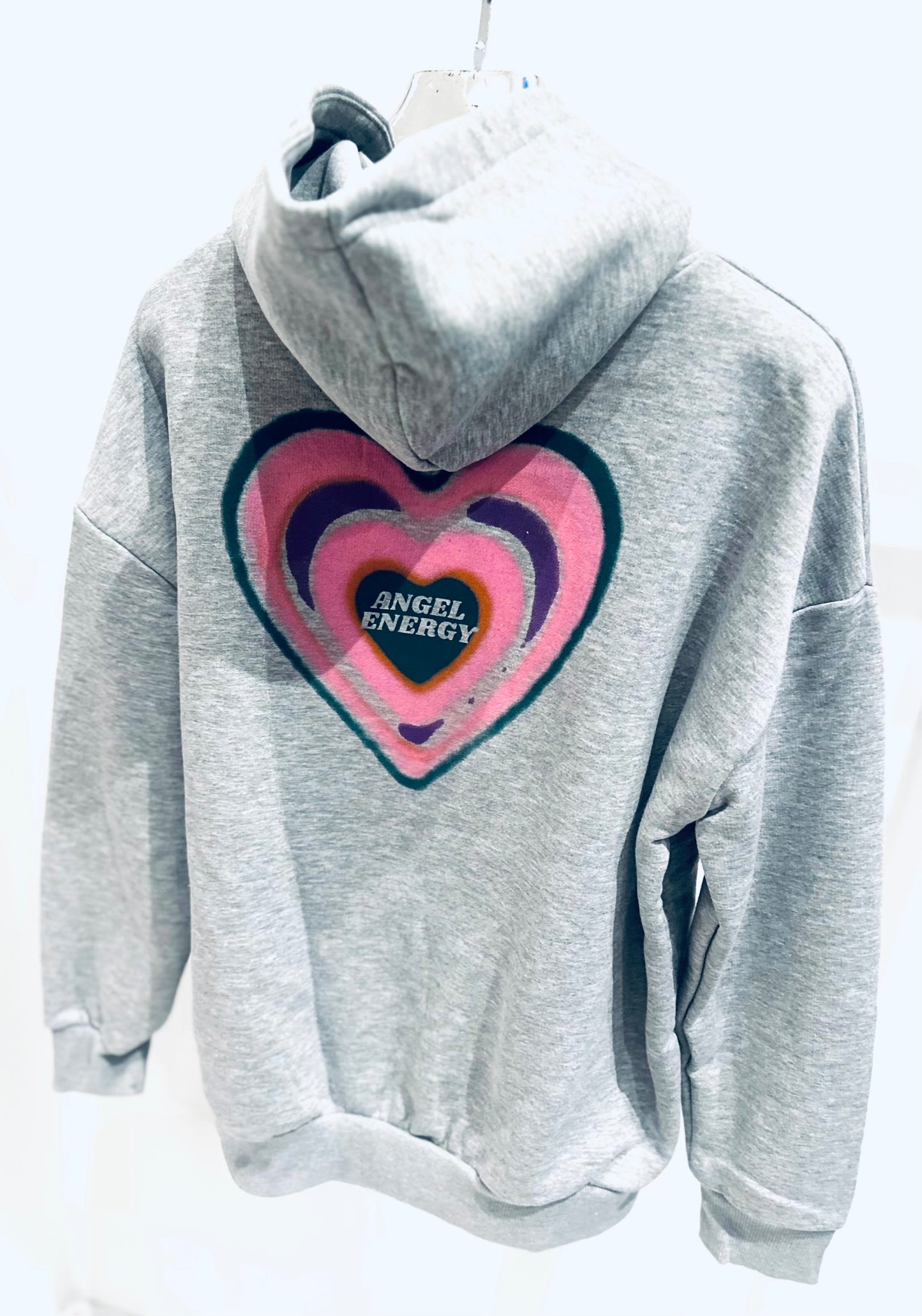 ANGEL Grey Statement Hoodie