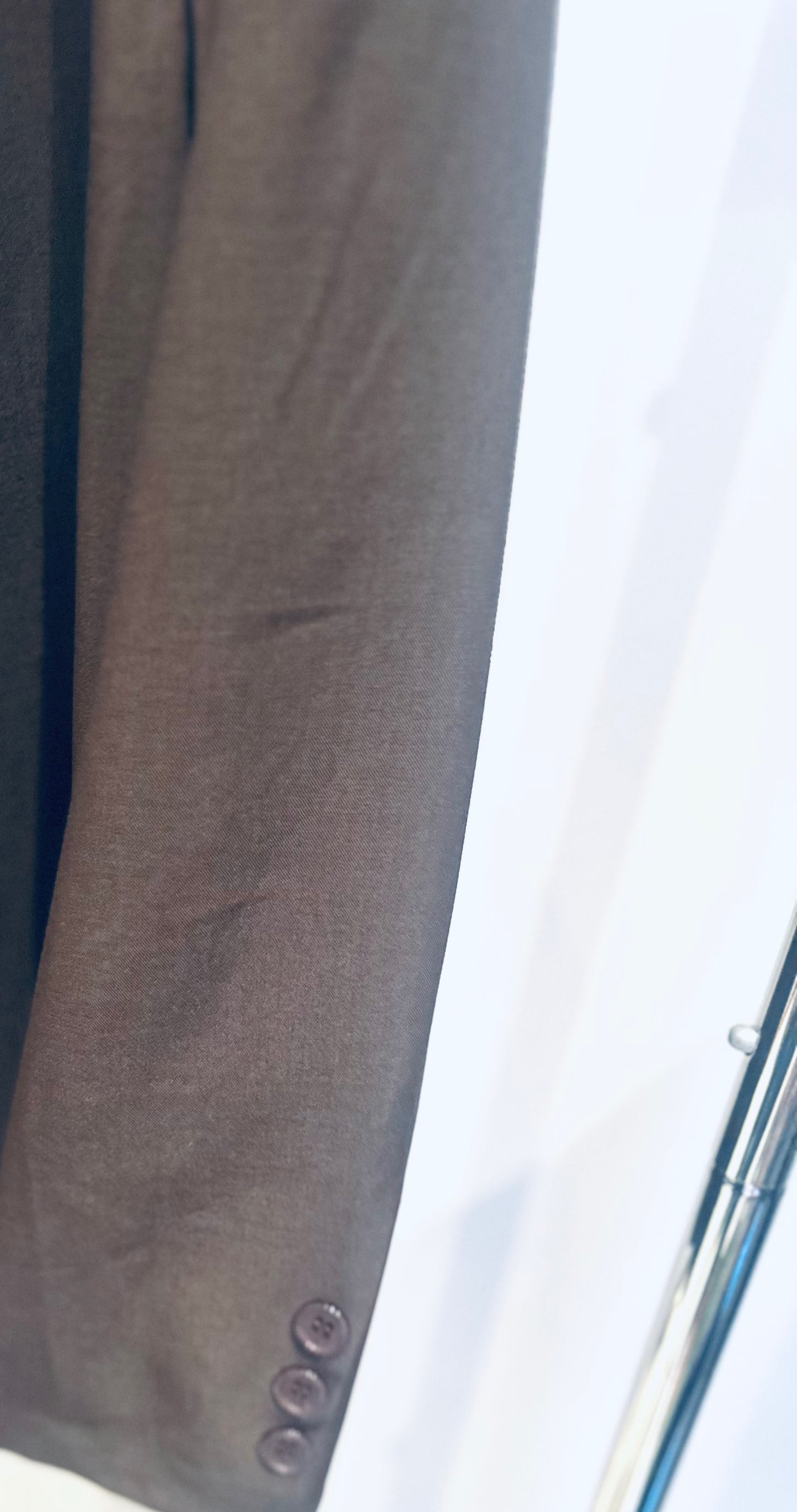 MAELIS Brown High Neck Blazer