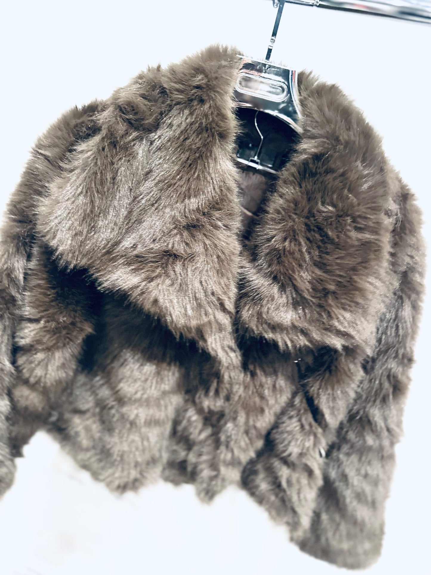 COCO Brown Faux Fur Jacket