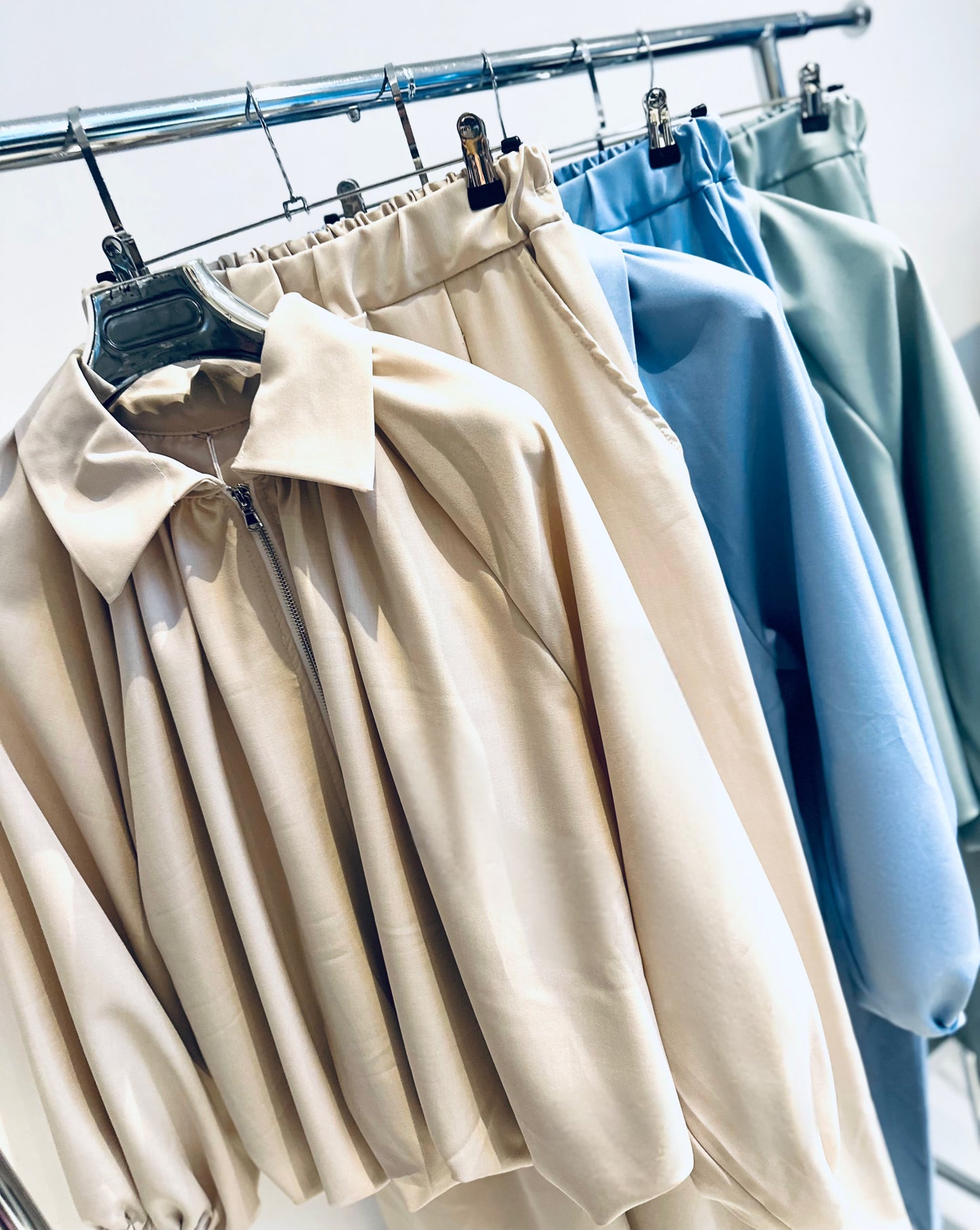 LIORA Beige Jacket & Trousers Co-Ord