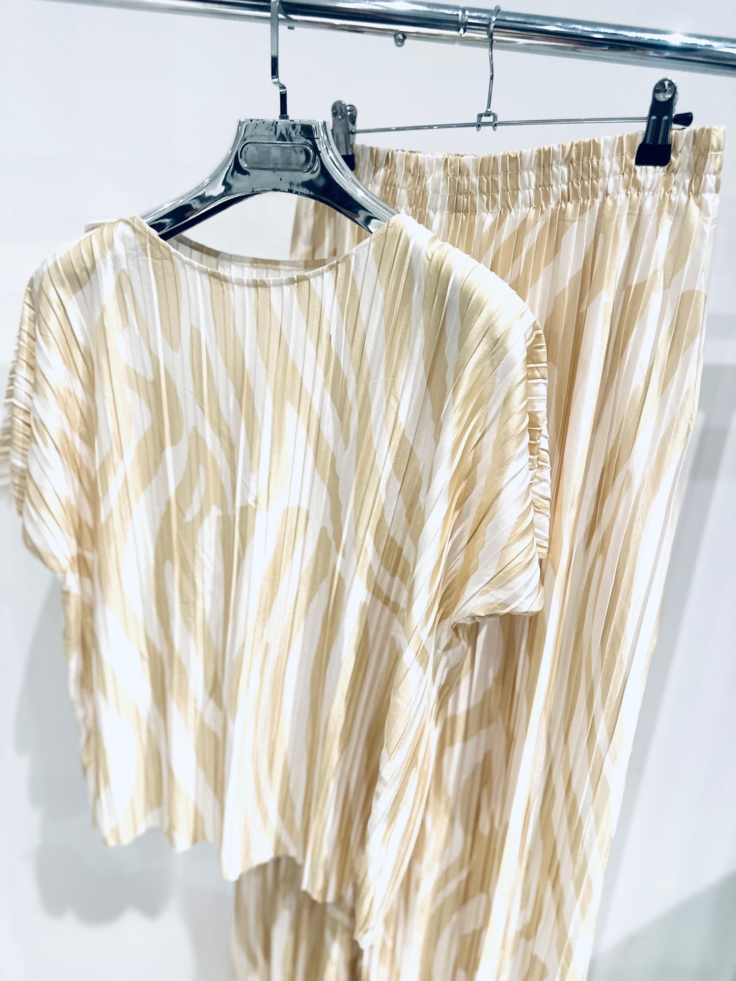BELVIE Lemon Zebra Print Co-Ord