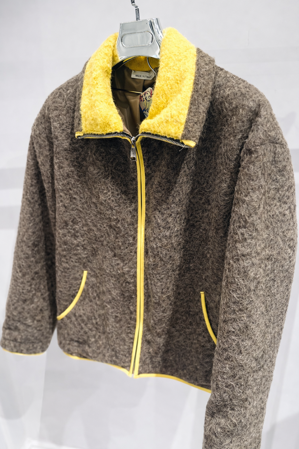 MAHIKA Taupe Contrast Jacket