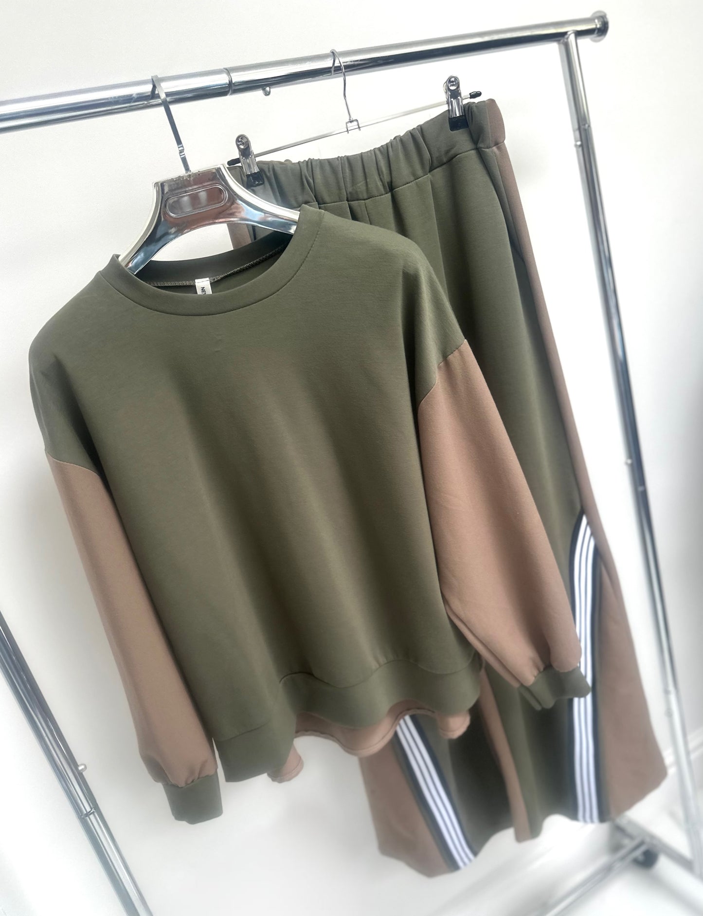 NORELLA Khaki Top & Trousers Co-Ord