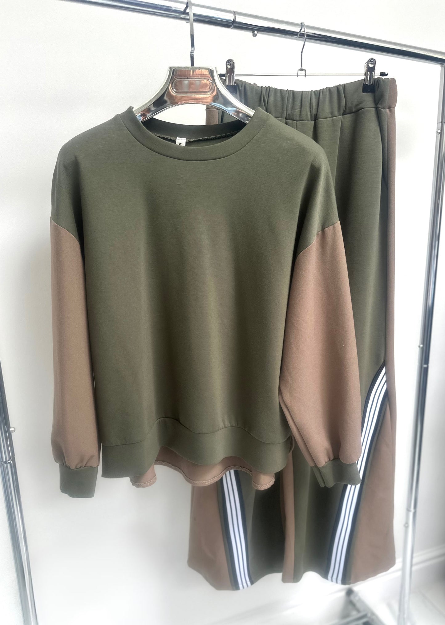 NORELLA Khaki Top & Trousers Co-Ord