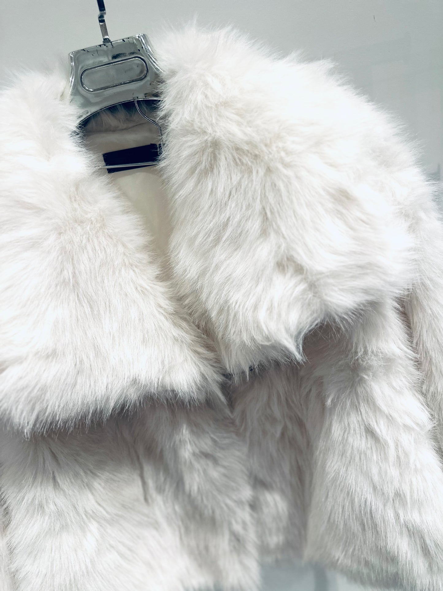 COCO Ivory Faux Fur Jacket