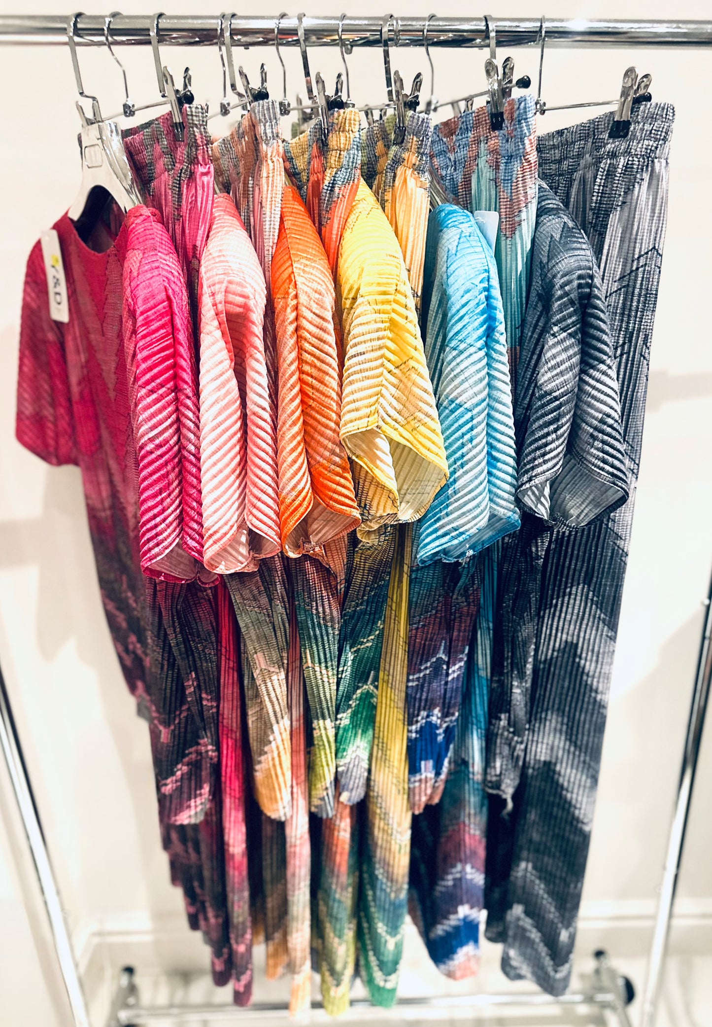 JIANNA Black Zig Zag Printed Co-Ord