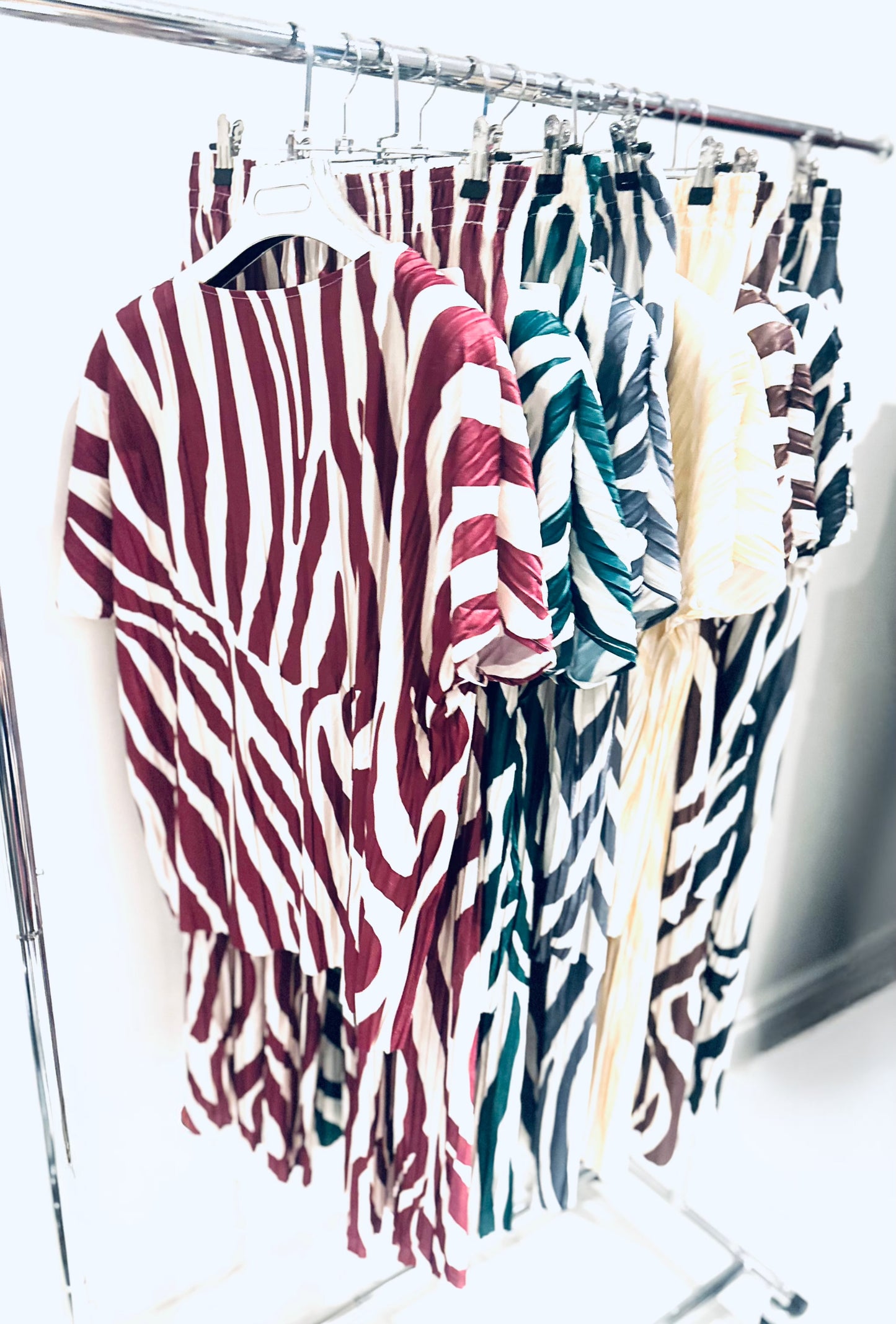 BELVIE Brown Zebra Print Co-Ord